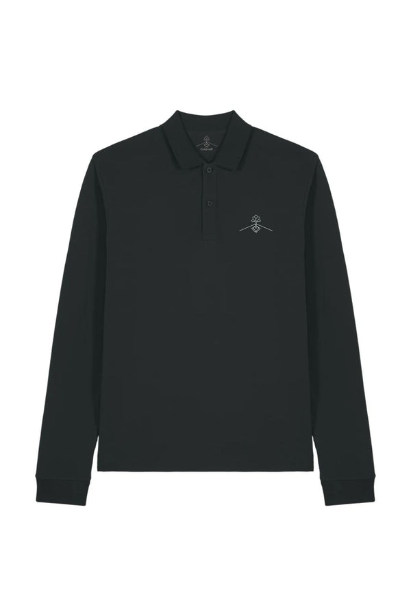 Polo algodón orgánico - Negro