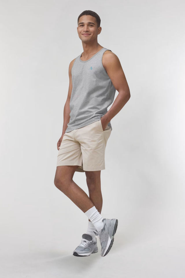 Fitted Tank Top - Heather Grey
