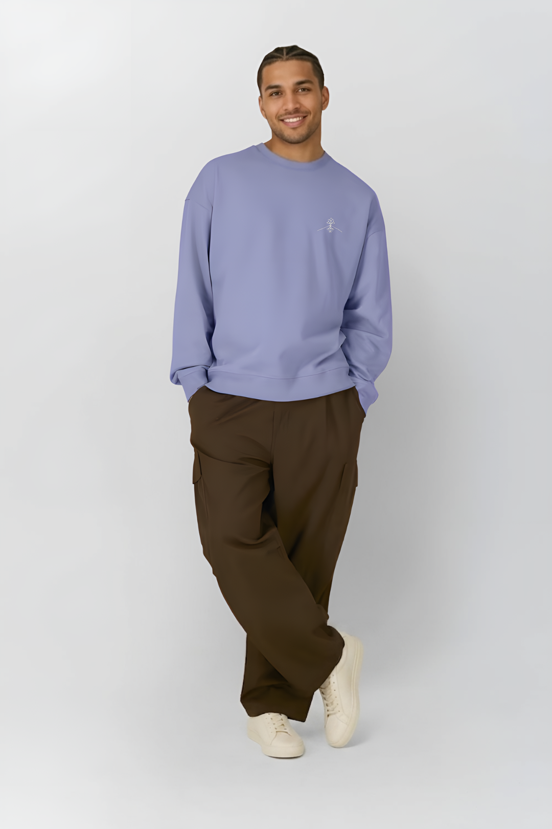 Sudadera algodón orgánico - Lavanda
