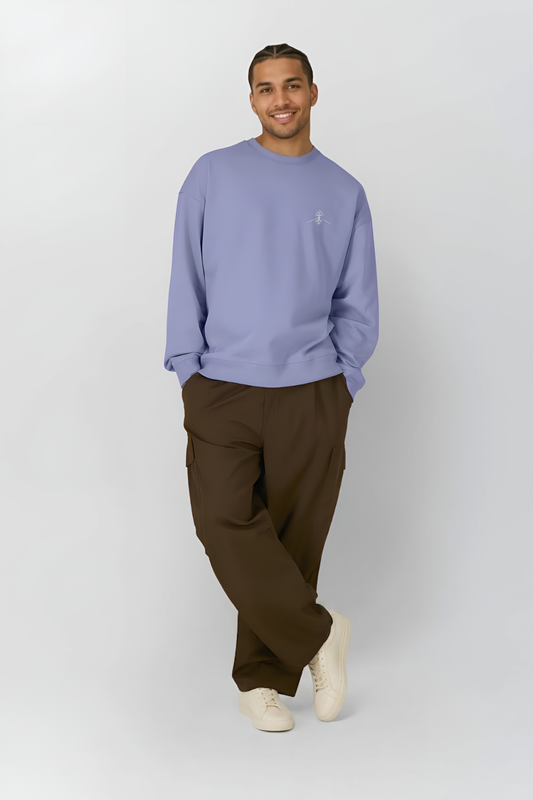 Sudadera algodón orgánico - Lavanda