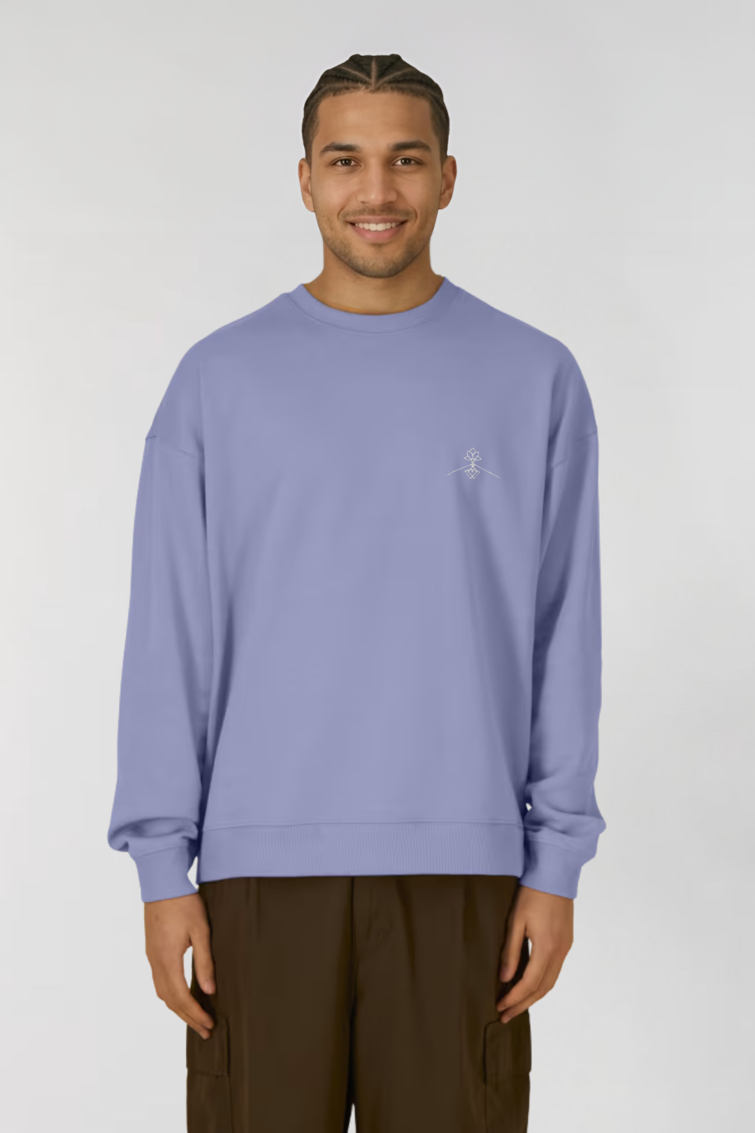Sudadera algodón orgánico - Lavanda