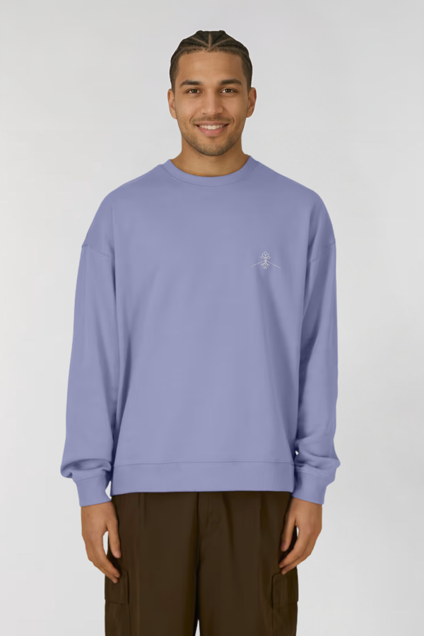 Sudadera algodón orgánico - Lavanda