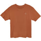 Oversized 100% organic cotton T-shirt - Caramel