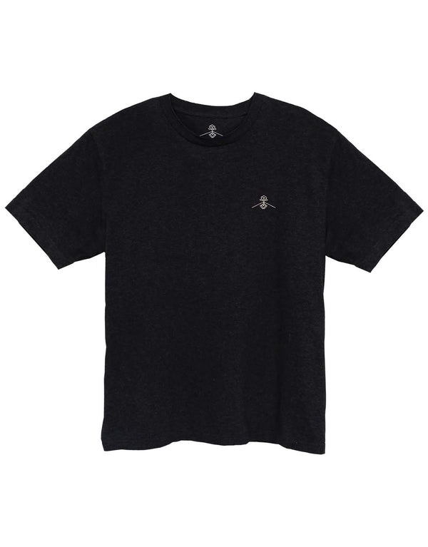 Camiseta orgánica - Gris Oscuro Jaspeado