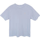 Oversized 100% organic cotton T-shirt - Blue Mist