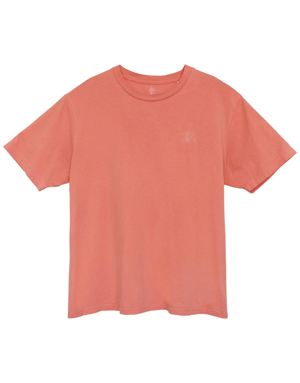 T-shirt oversize 100% coton biologique - Rose Saumon