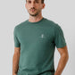 Camiseta regular fit 100% algodón orgánico - Verde Étnico