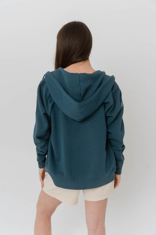 Sweat zippé en coton bio - Boréal