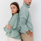 Sudadera cuello cremallera 100% algodón orgánico - Aloe