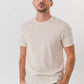 Regular fit 100% organic cotton t-shirt - Natural