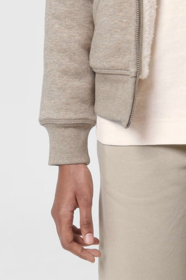 Chaqueta sherpa - Nuez Jaspeado