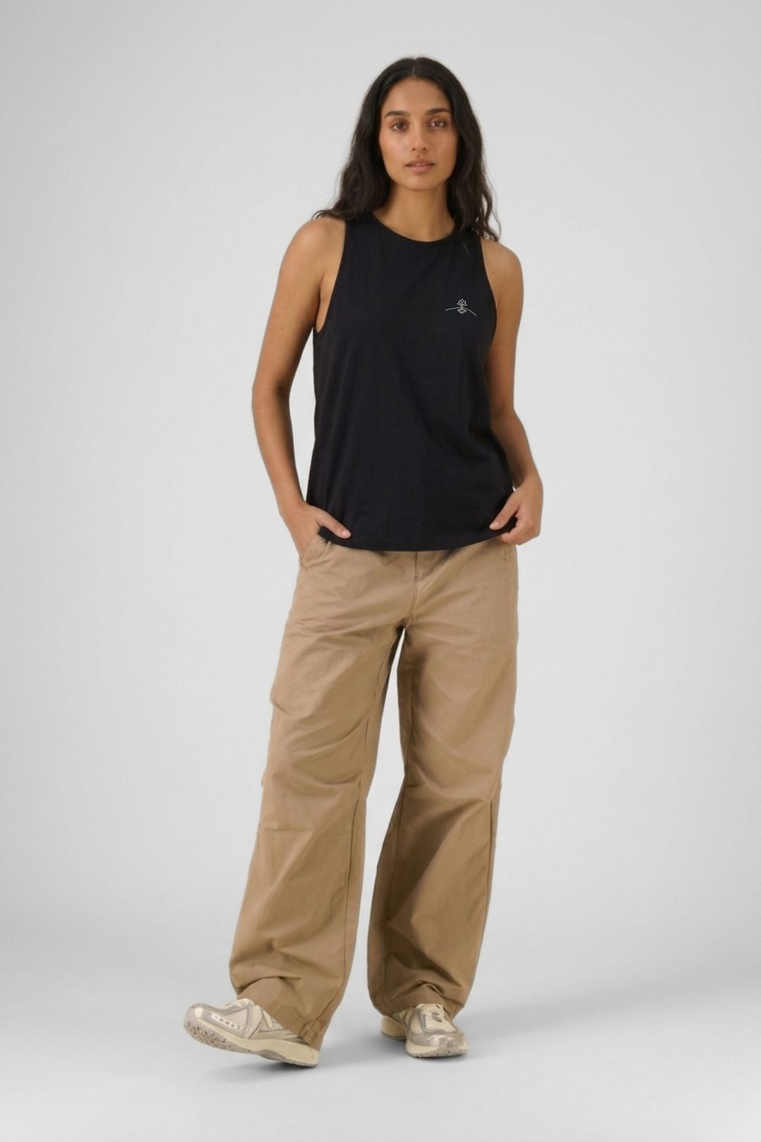 Loose Tank Top - Black