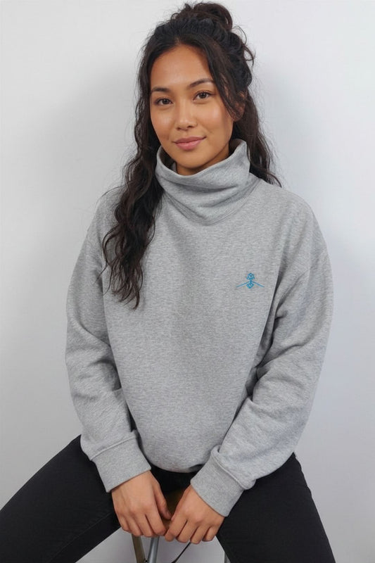 Sudadera orgánica - Gris Jaspeado