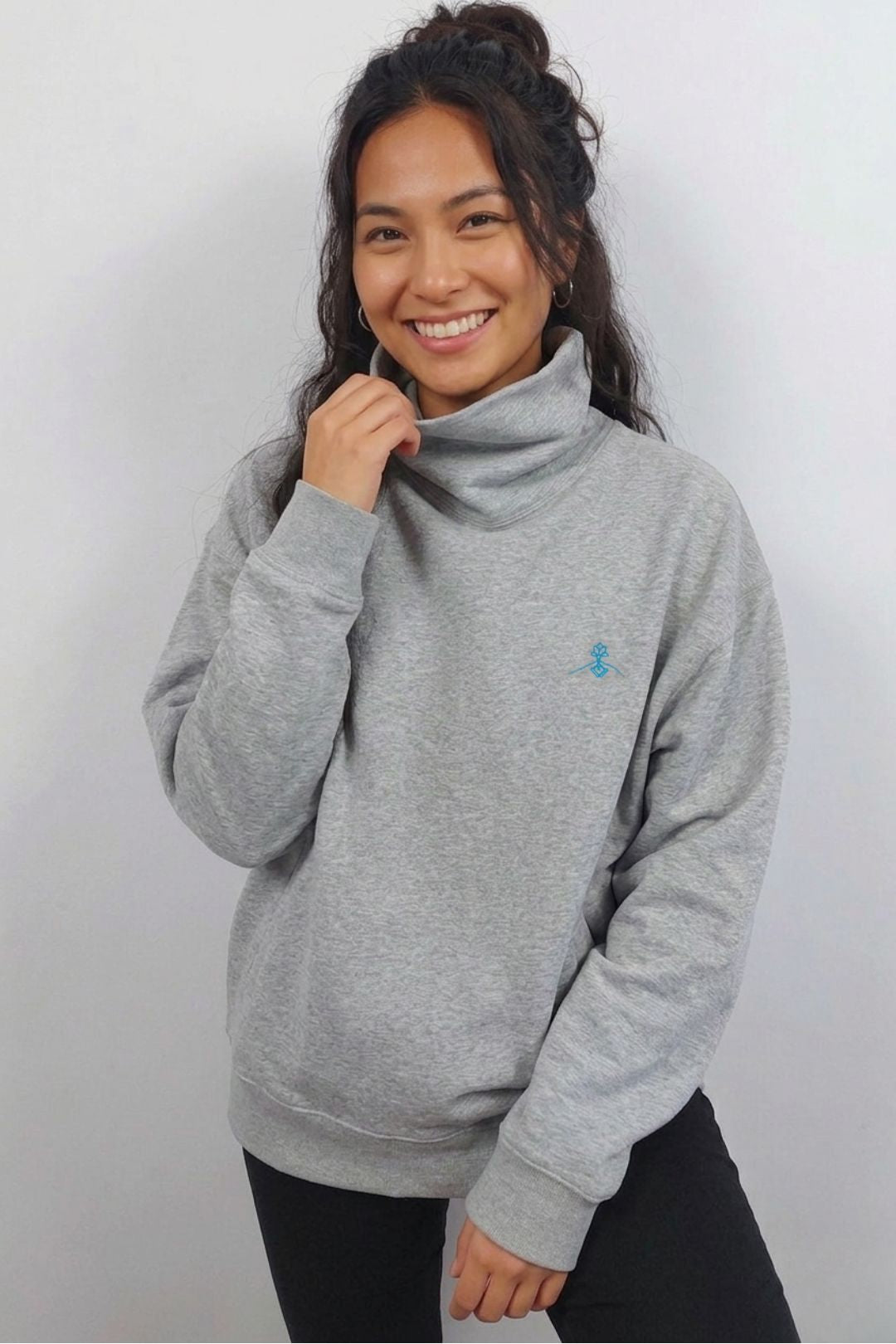Organic sweatshirt - Heather Gray
