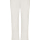 Pantalón recto cómodo algodón orgánico - Marfil