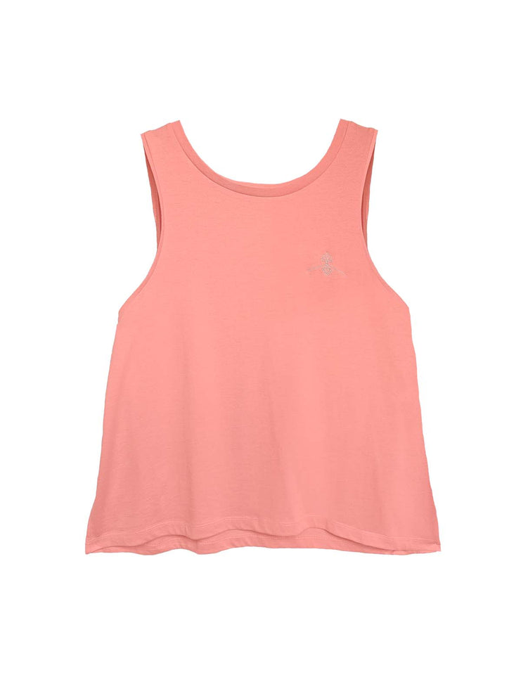 Camiseta tirantes holgada - Coral