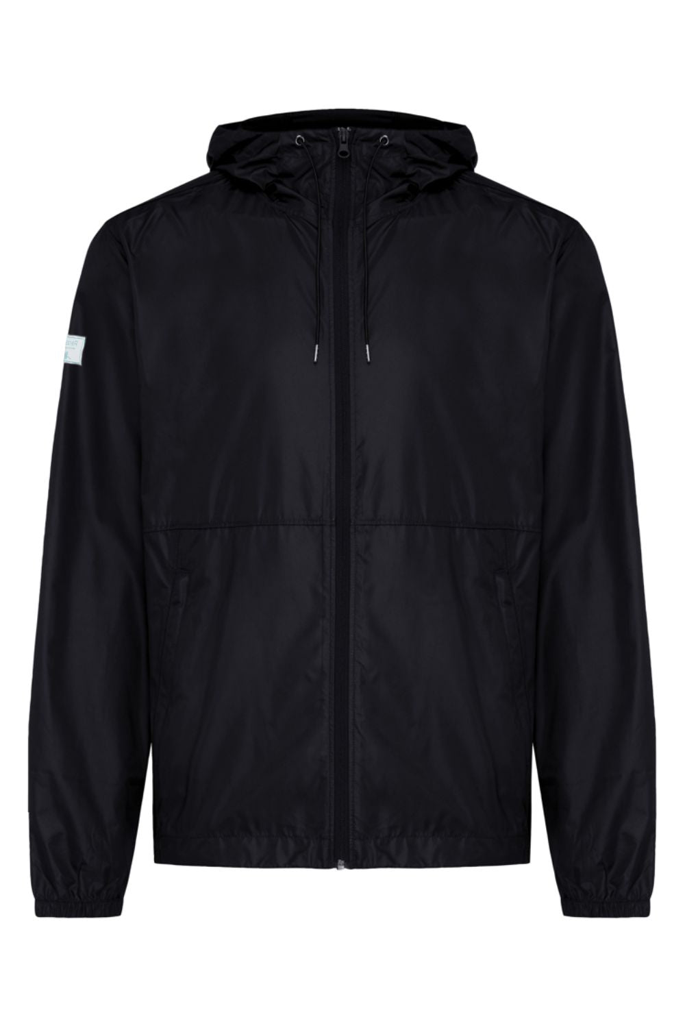 abrigo-cortavientos-poliester-reciclado-negro-Greener