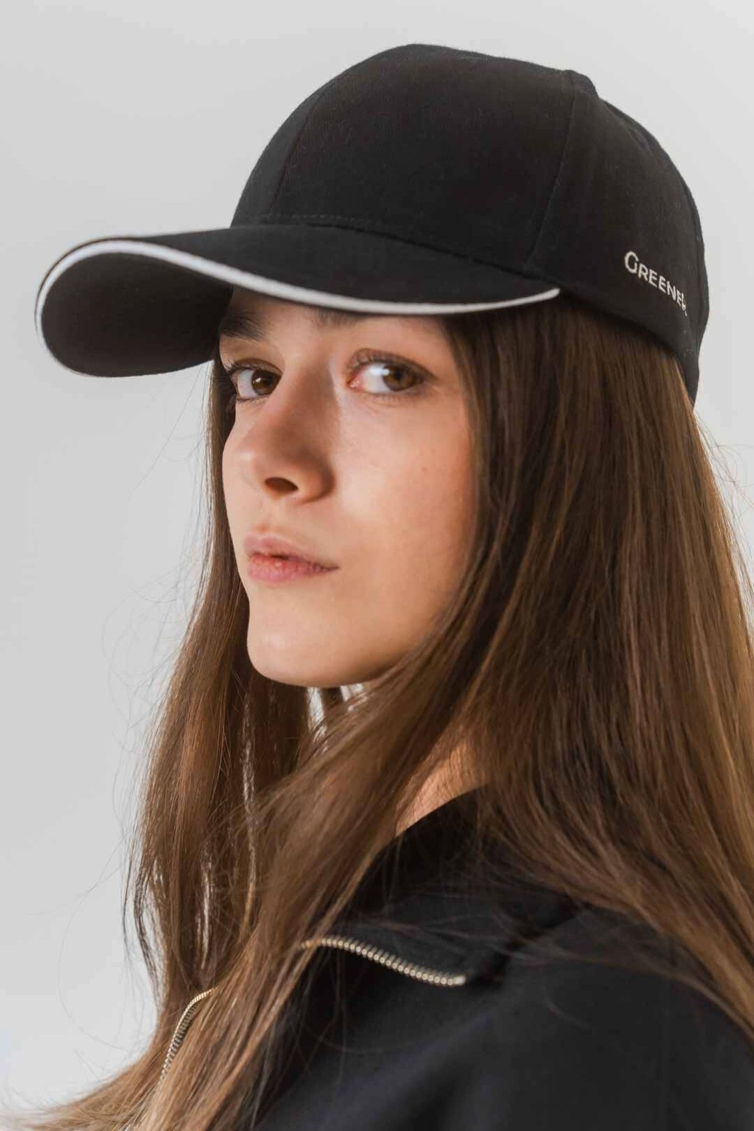 gorra-algodon-organico-negro-frente-greener