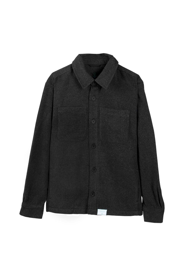 100% Recycled Regular Fit Jacket - Dark Grey Heather