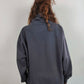 Sudadera cuello chimenea oversize - Tinta India